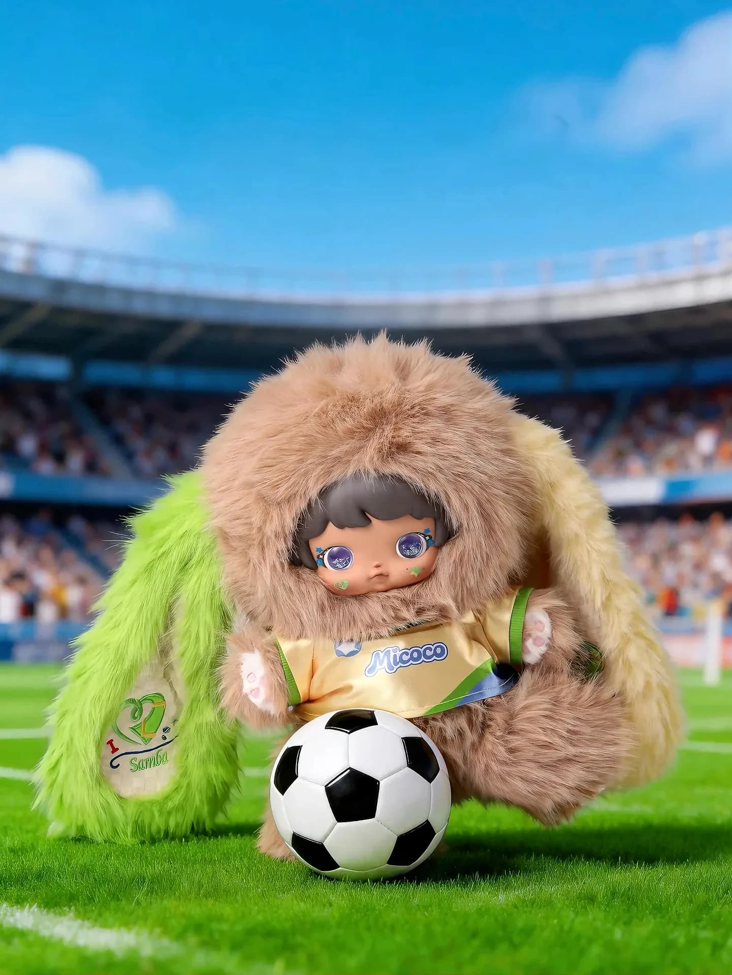 Micoco Football Babe 600% blind box series, view 4