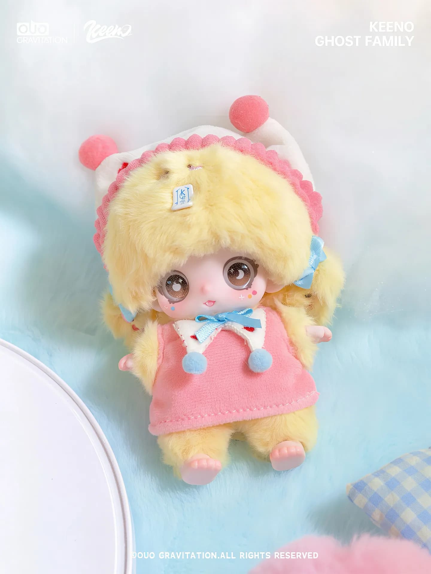 Keeno Fuzzy Cute Ghost Series blind box series, view 7