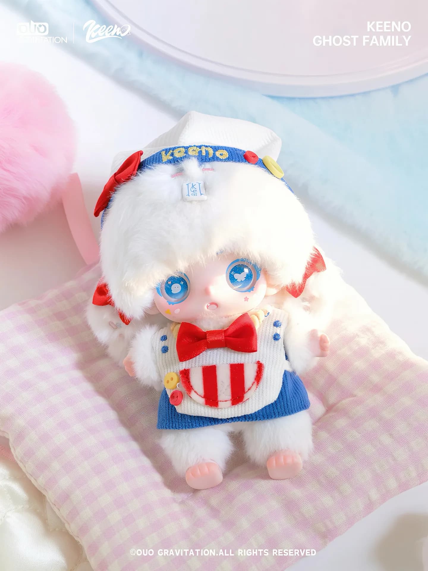 Keeno Fuzzy Cute Ghost Series blind box series, view 5