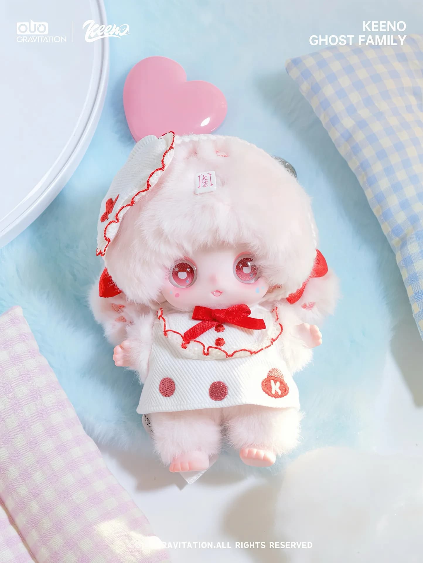 Keeno Fuzzy Cute Ghost Series blind box series, view 3