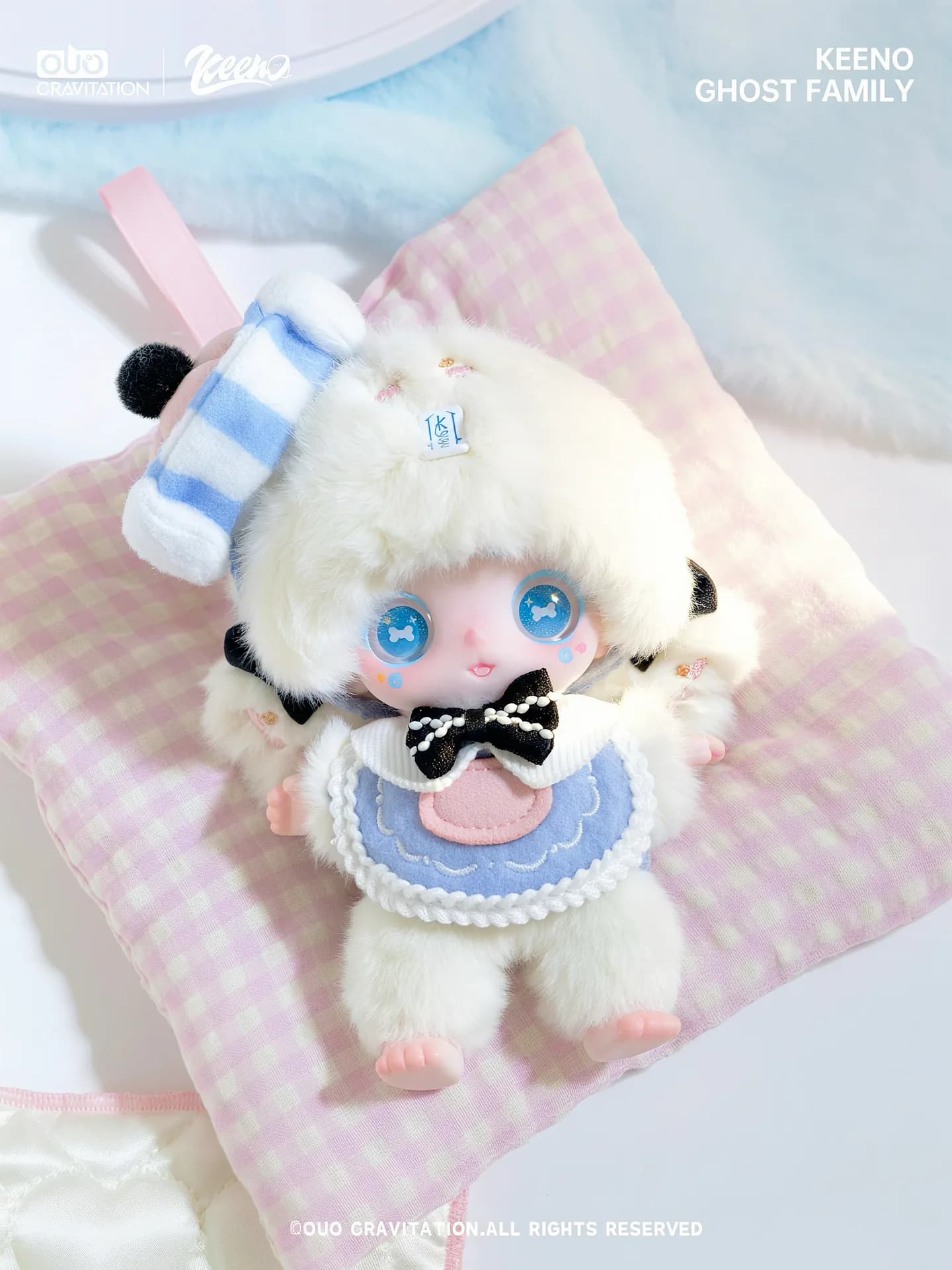 Keeno Fuzzy Cute Ghost Series blind box series, view 4