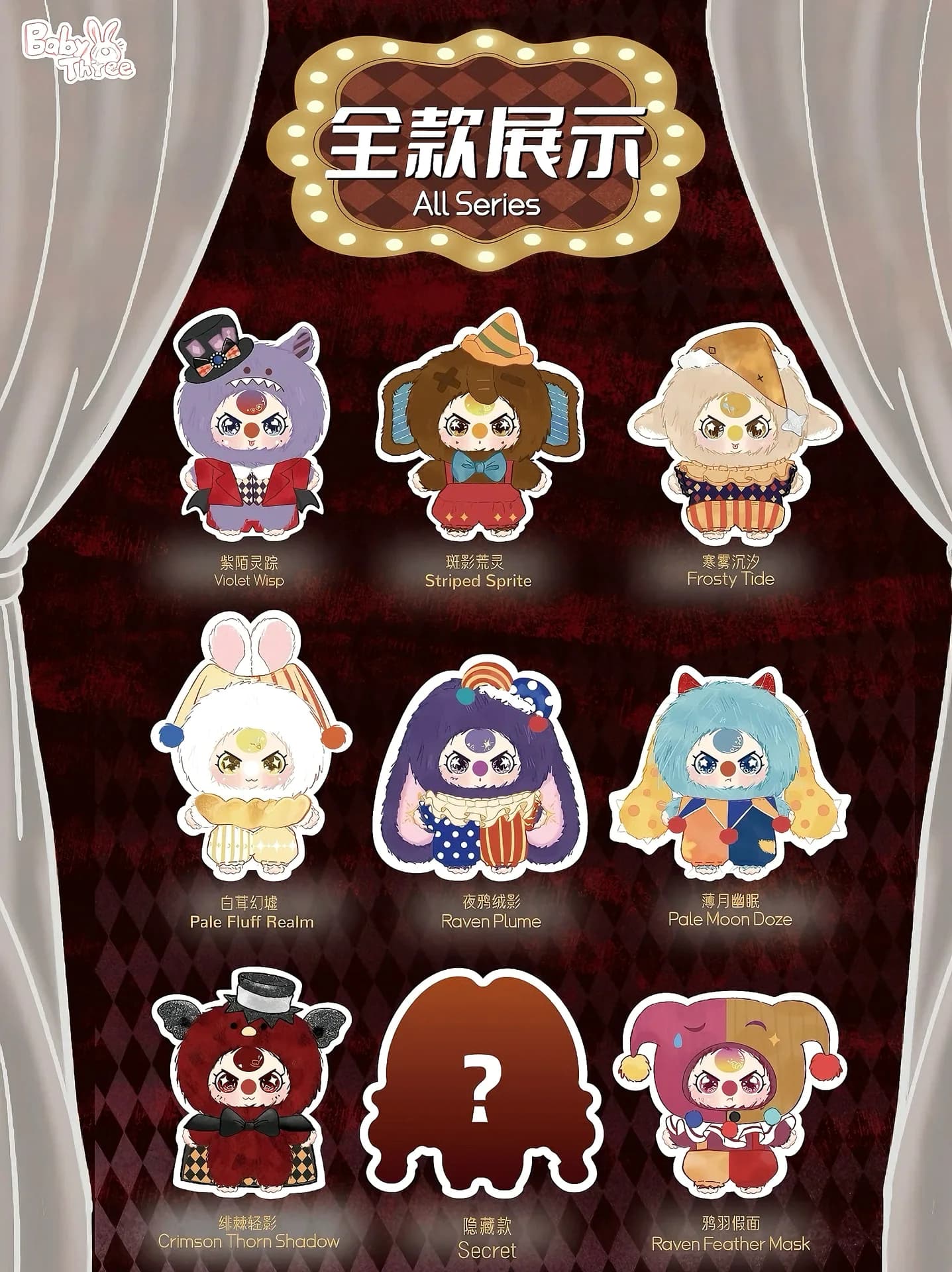 Baby Three The Show Begins 400% blind box series, view 10