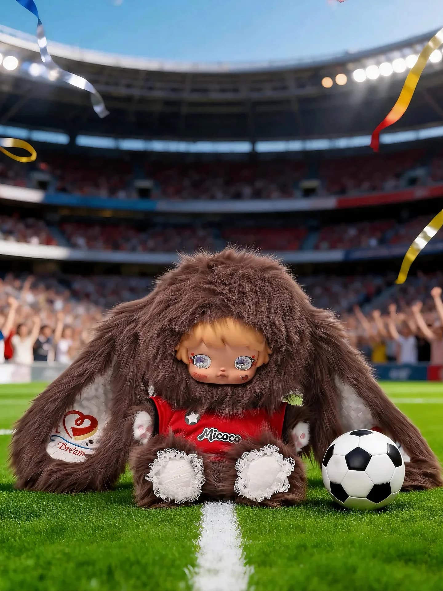 Micoco Football Babe 600% blind box series, view 6