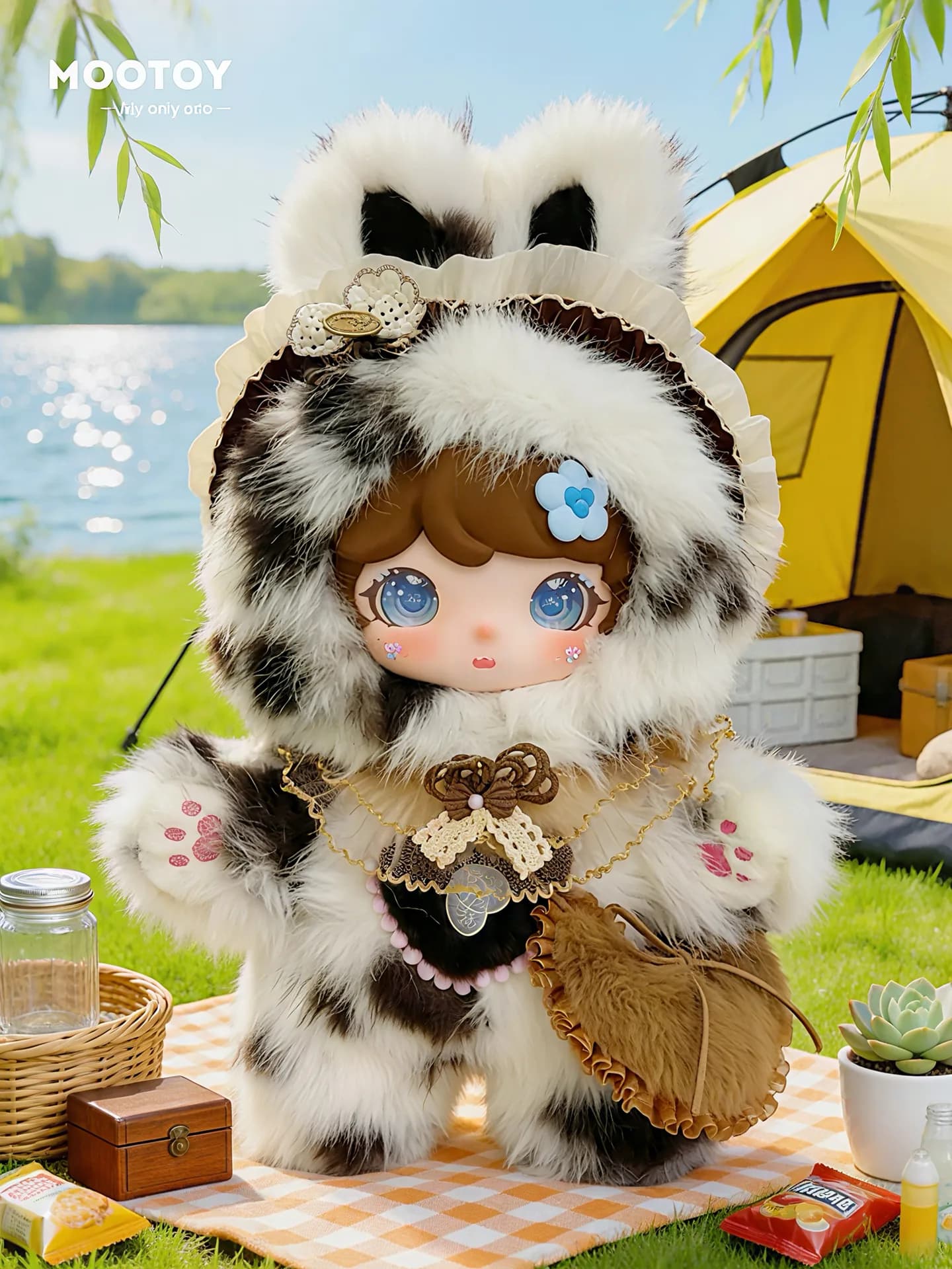 Luxi Picnic Bunny 600% blind box series