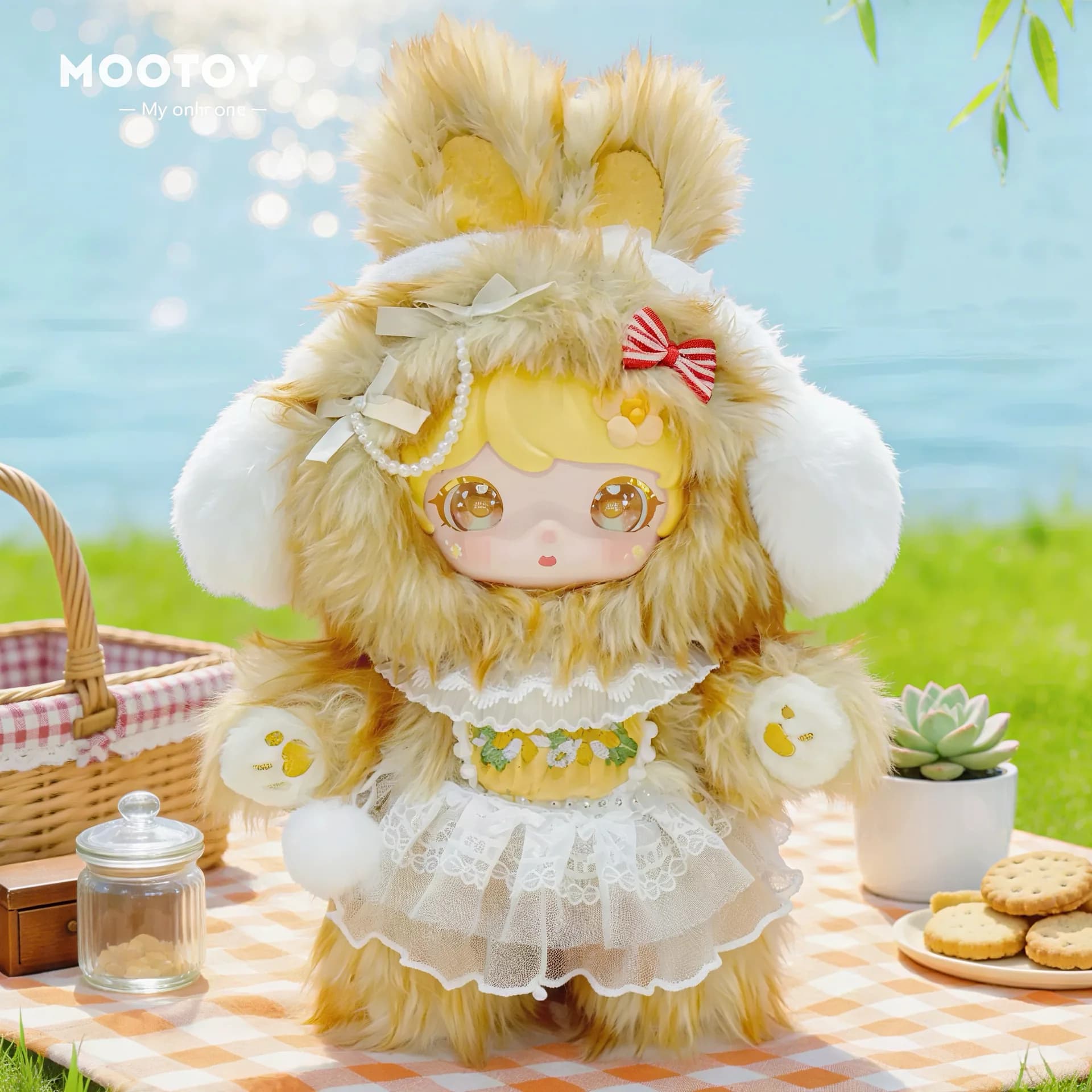 Luxi Picnic Bunny 600% blind box series, view 4